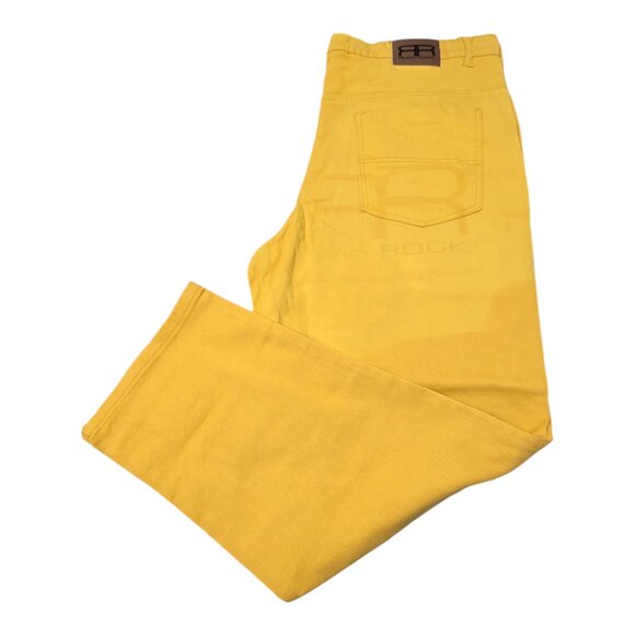 River Rock Jeans 44X30 Mustard Yellow New with tags - Picture 2 of 4